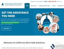 Tablet Screenshot of california-shortsale.com